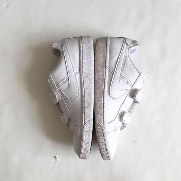 Nike white Court Royale PS sneakers VGUC size 3 youth - Picture 4 of 8